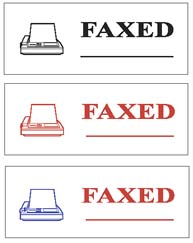 FAXED