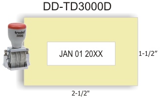 3000-D Dater with Die Plate