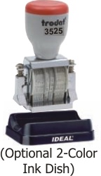 3525 Die Plate Dater with Optional Dish