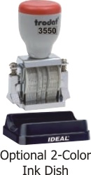 3550 Die Plate Dater with Optional Dish
