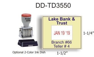 3550 Die Plate Dater with Optional Dish