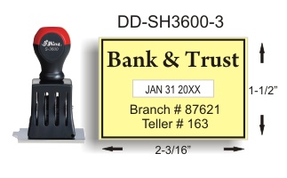 S-3600-3 Die-Plate Dater